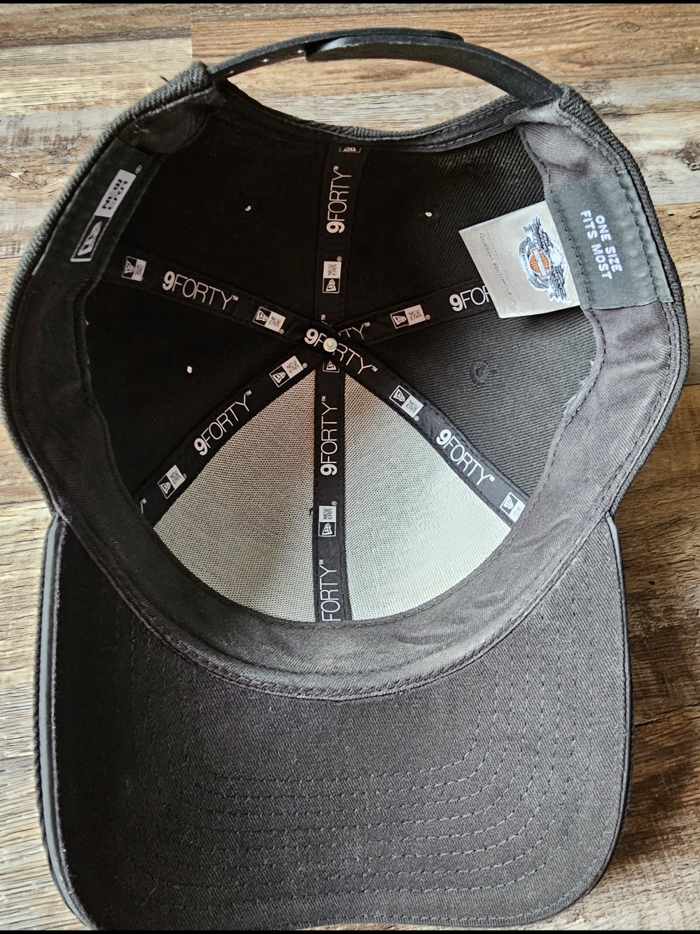 Harley-Davidson Black Sequin Shield Baseball Cap - Picture 2 of 2